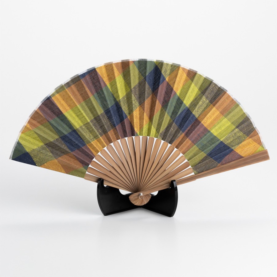 【遠州綿紬】扇子「楓」