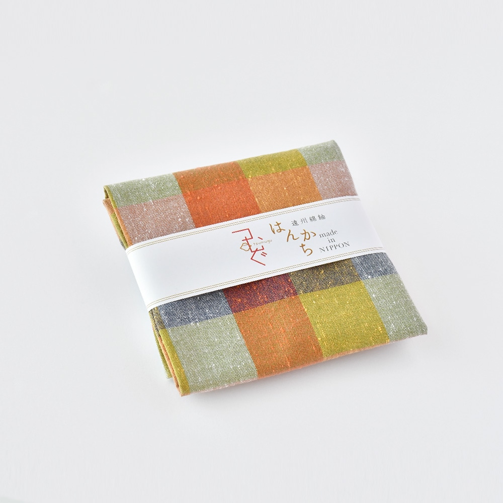 【つむぐ】はんかち「ガーベラ」