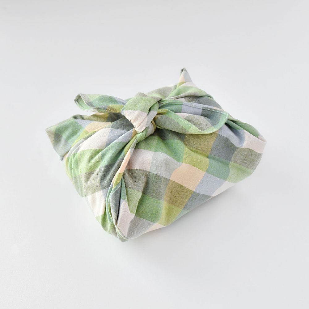 【つむぐ】お弁当包み　55cm　青りんご