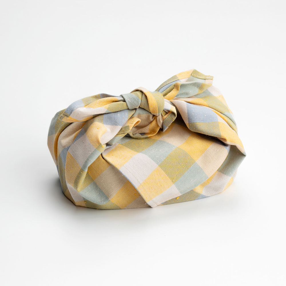 【つむぐ】お弁当包み　55cm　檸檬