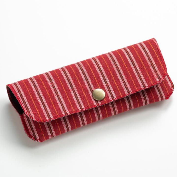 【つむぐ】メガネケース「赤いちじく」