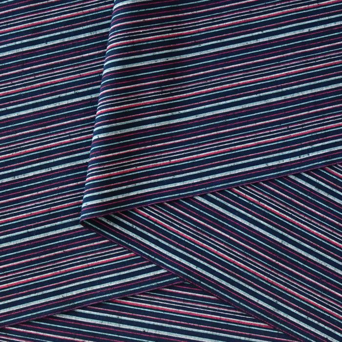 【遠州綿紬】縞紬S-131「彗星（すいせい）」カット売り