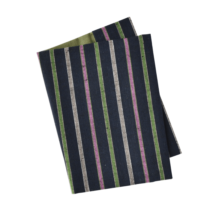 【遠州綿紬】ブックカバー「花野」