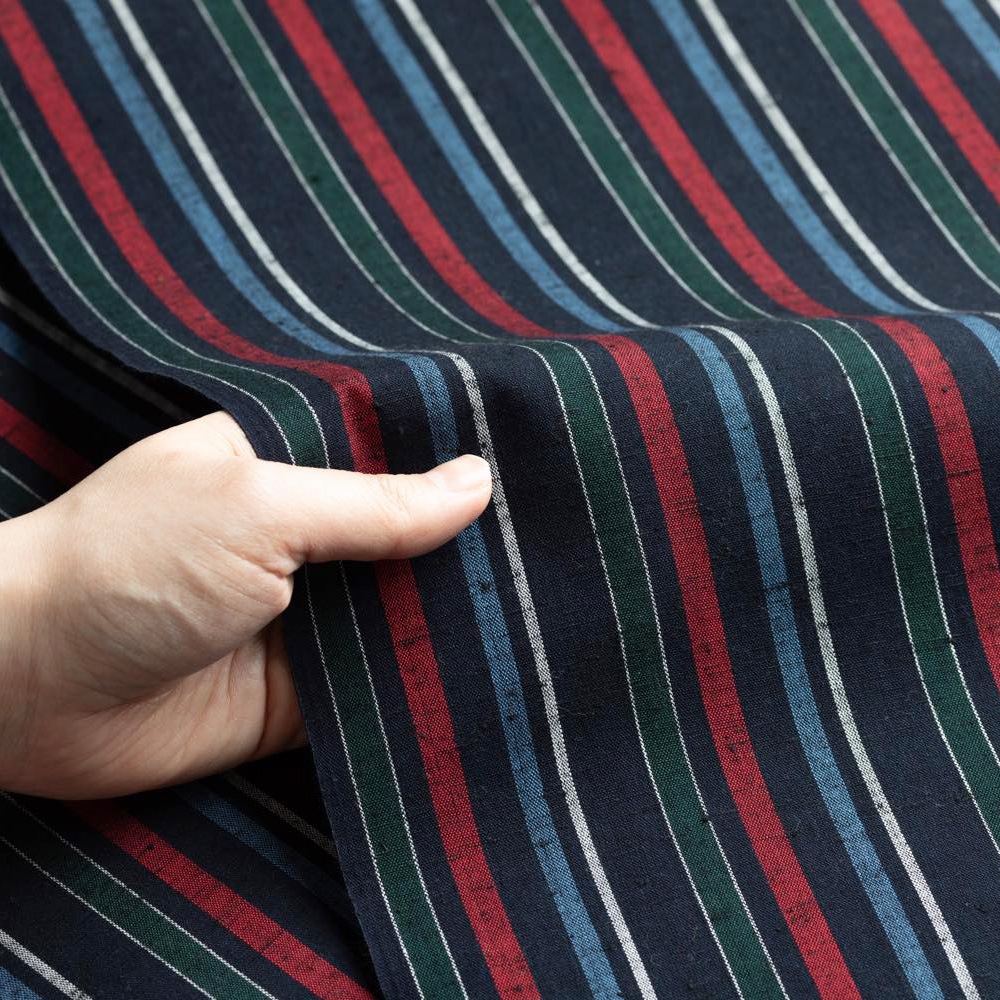 遠州綿紬 縞手ぬぐい こいのぼり