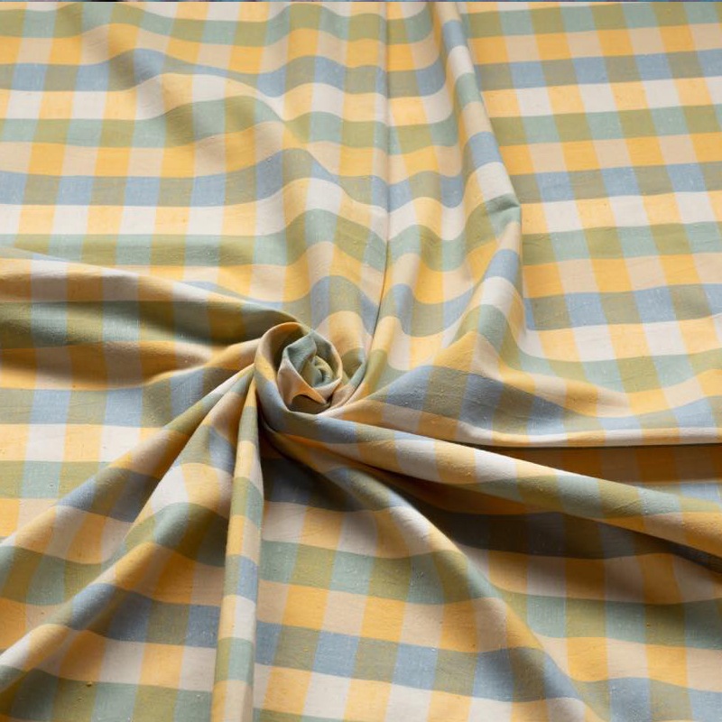 【遠州綿紬】広巾「檸檬」カット売り