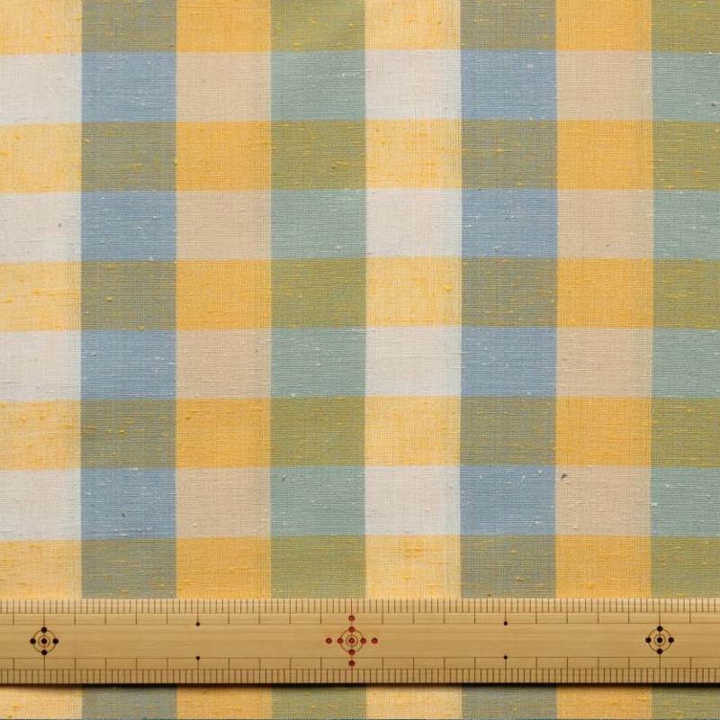 【遠州綿紬】広巾「檸檬」カット売り