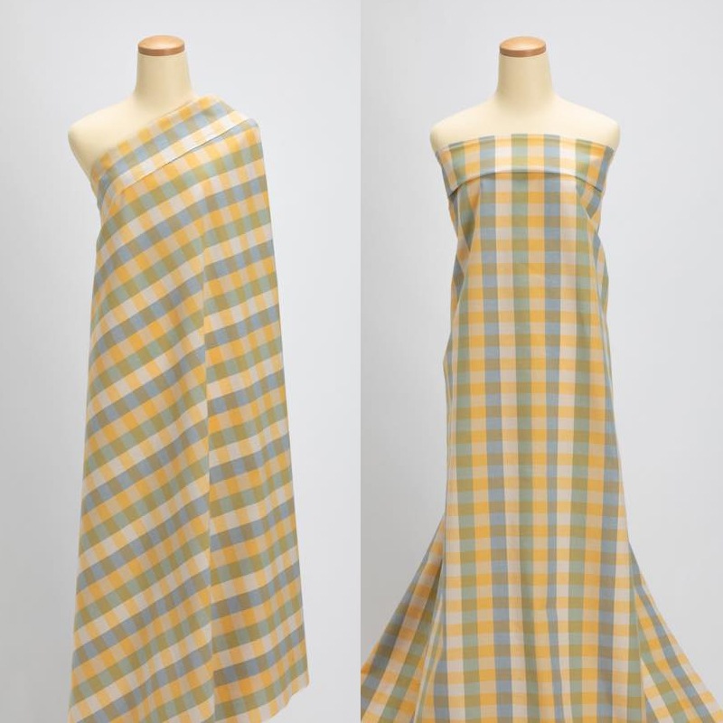 【遠州綿紬】広巾「檸檬」カット売り