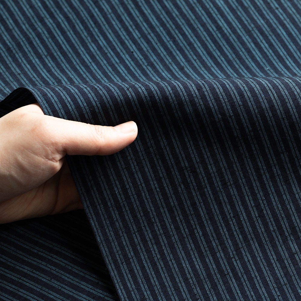 【遠州綿紬】縞紬S-13「雨だれ」カット売り