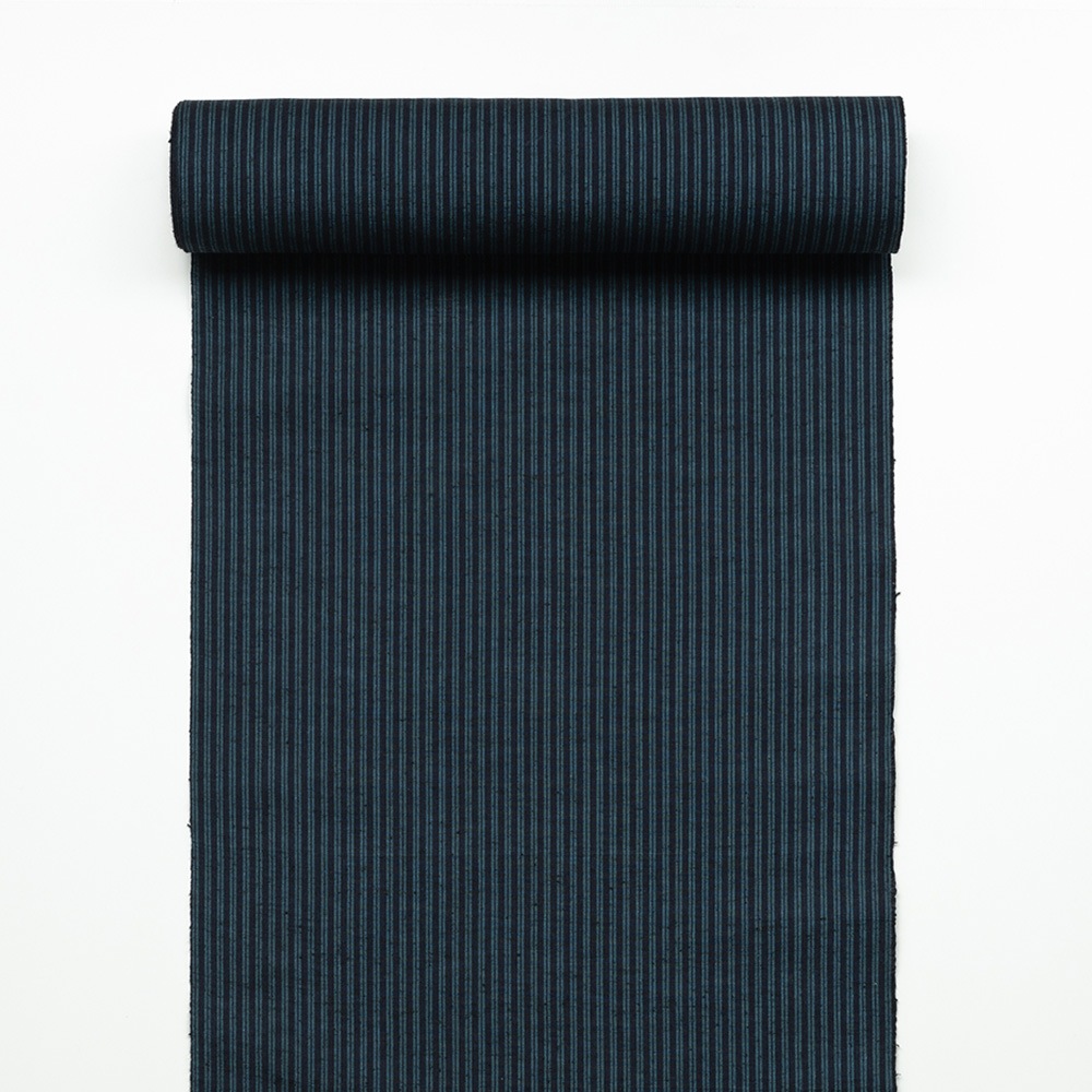 【遠州綿紬】縞紬S-13「雨だれ」カット売り