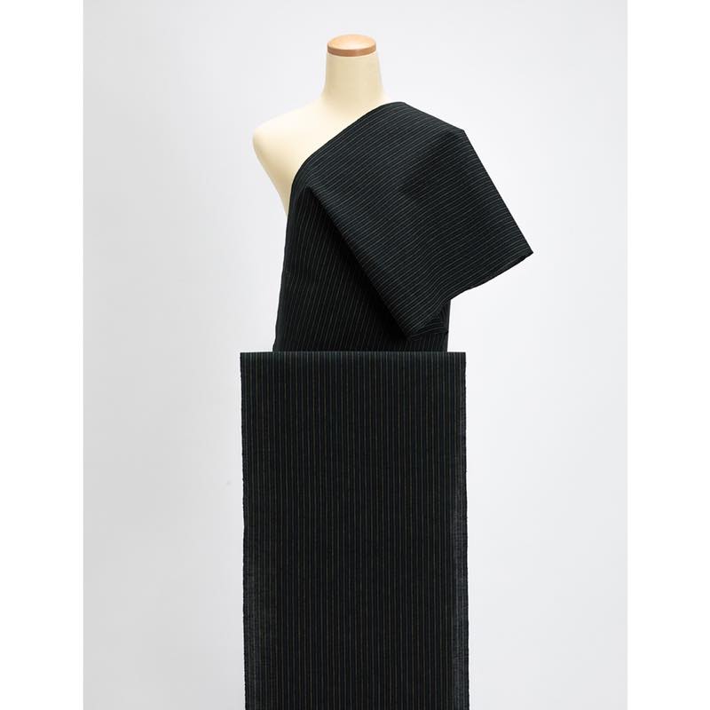 【遠州綿紬】縞紬S-17「春草（はるくさ）」カット売り