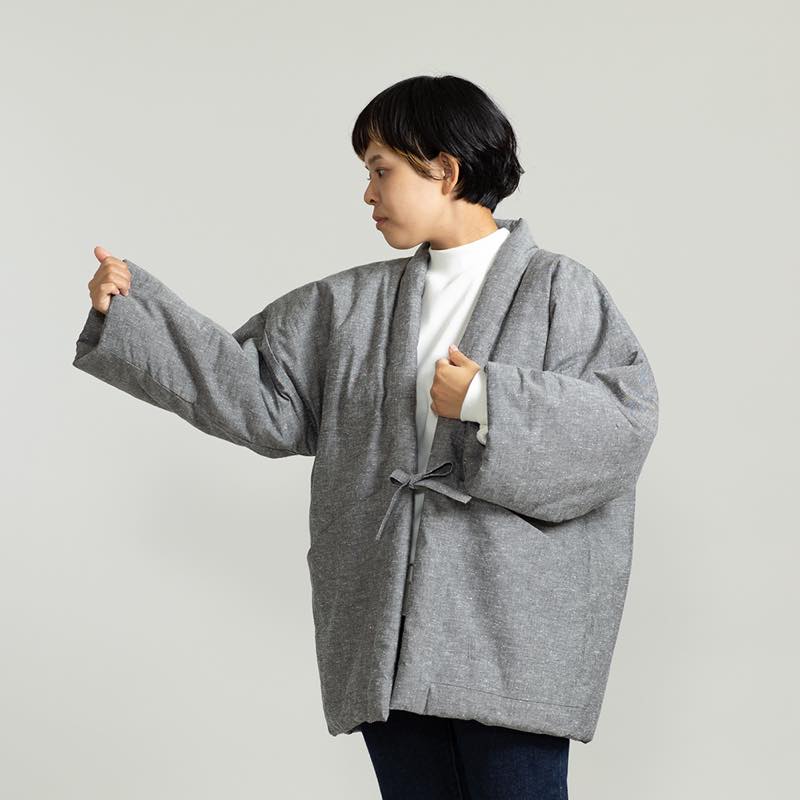 【つむぐ】かぞくの半天 「白鼠」