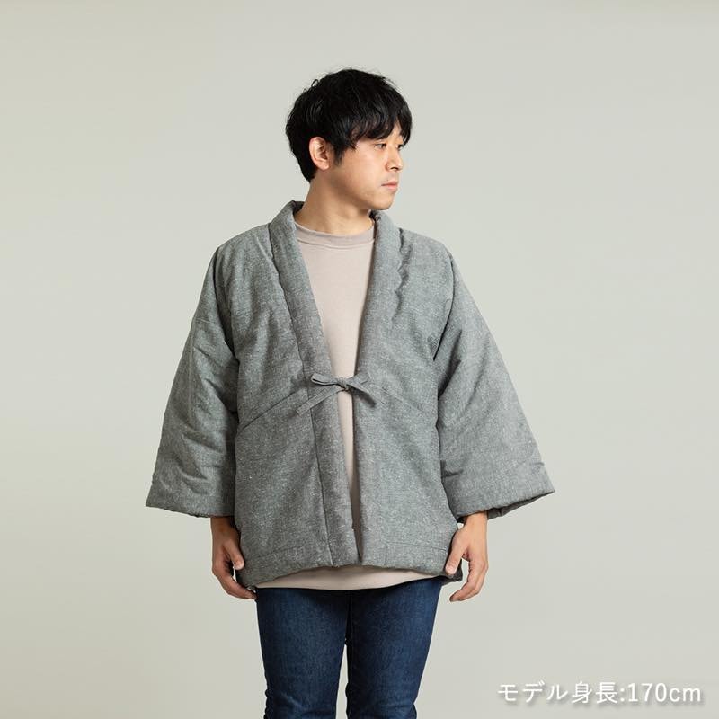 【つむぐ】かぞくの半天 「白鼠」