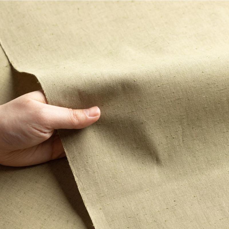 【遠州綿紬】無地紬「柳葉（やなぎは）」