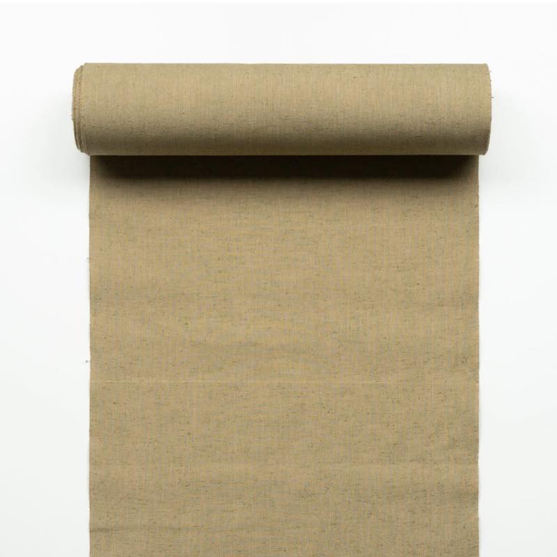 【遠州綿紬】無地紬「柳葉（やなぎは）」