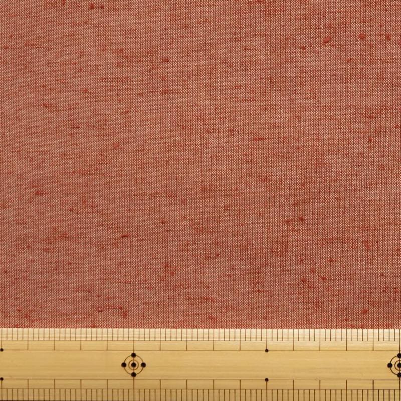 【遠州綿紬】無地紬「赤丹(あかに)」