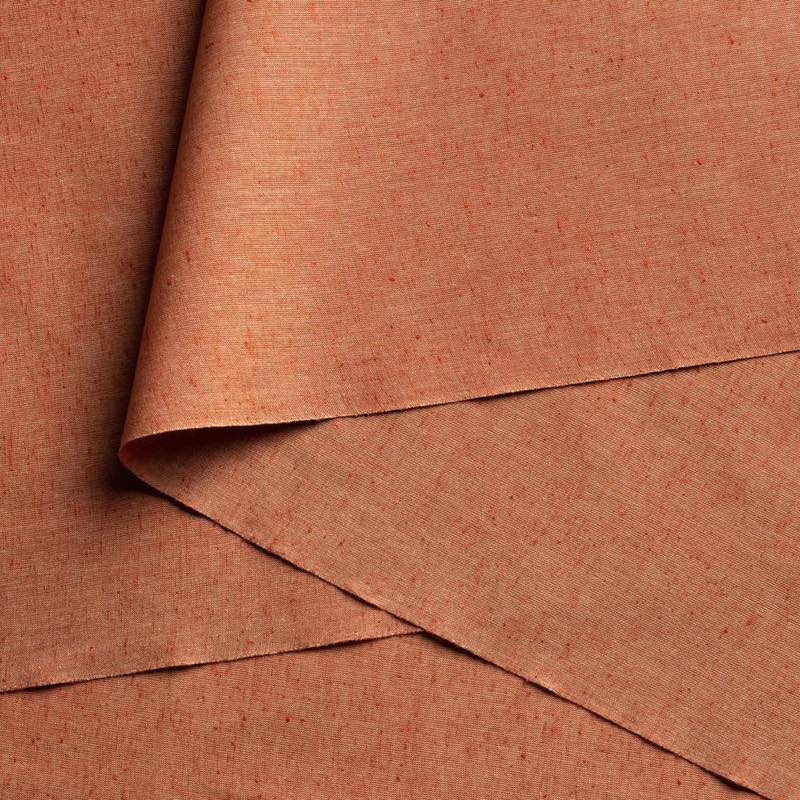 【遠州綿紬】無地紬「赤丹(あかに)」