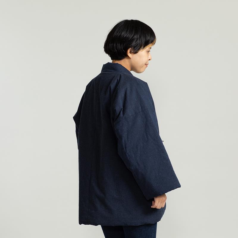 【つむぐ】かぞくの半天「紺」