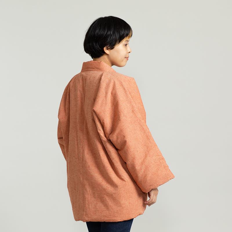 【つむぐ】かぞくの半天「赤丹」