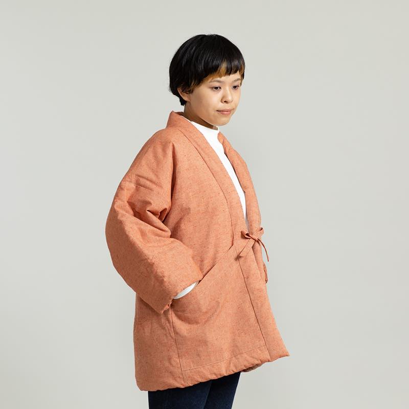 【つむぐ】かぞくの半天「赤丹」