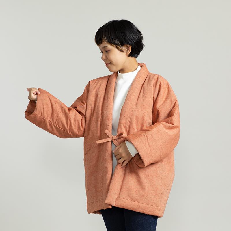 【つむぐ】かぞくの半天「赤丹」