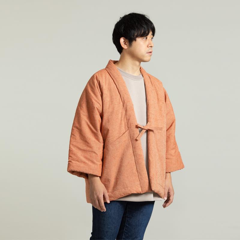 【つむぐ】かぞくの半天「赤丹」