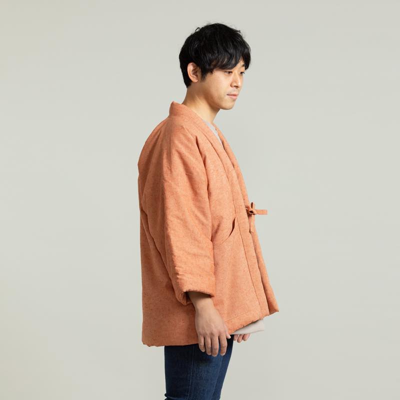 【つむぐ】かぞくの半天「赤丹」