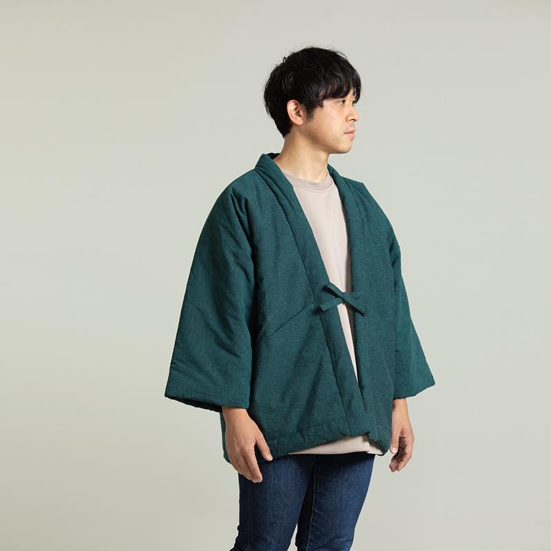 【つむぐ】かぞくの半天「深碧」