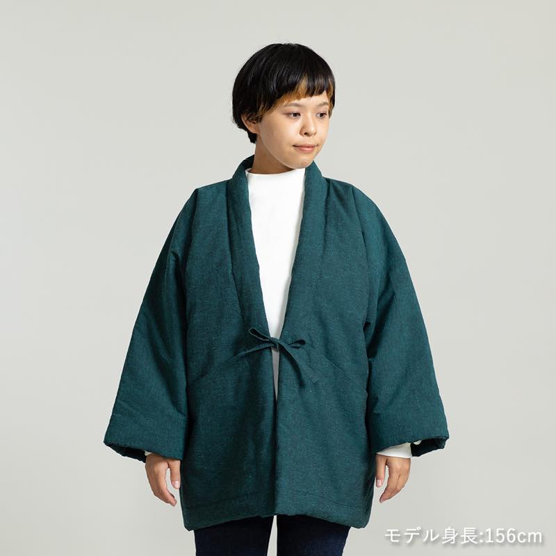 【つむぐ】かぞくの半天「深碧」