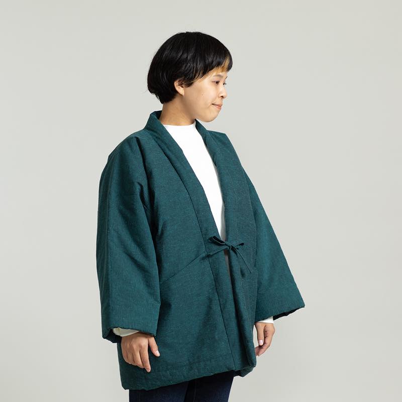 【つむぐ】かぞくの半天「深碧」