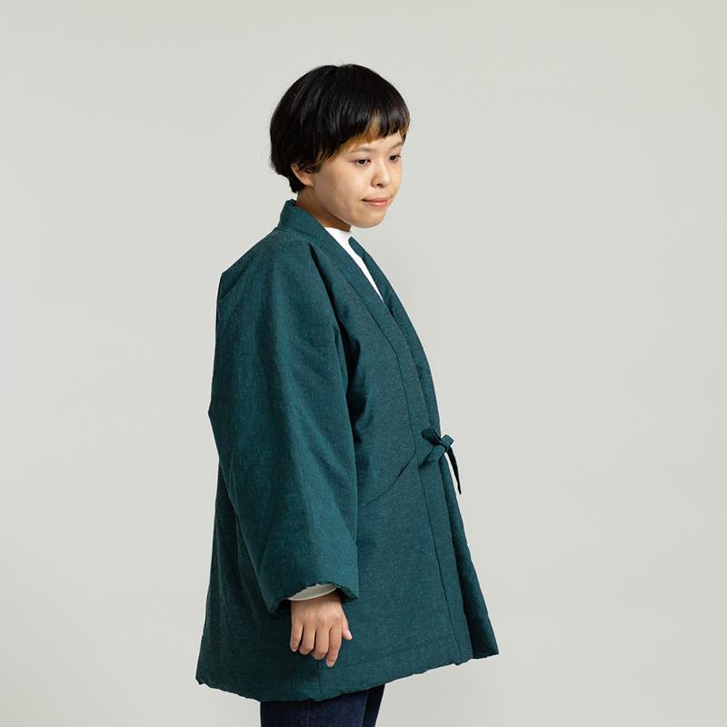 【つむぐ】かぞくの半天「深碧」