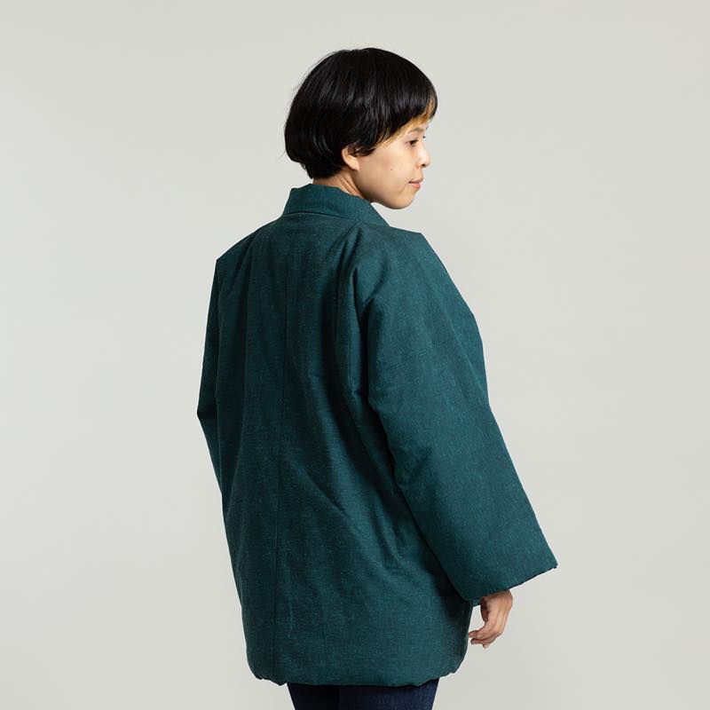 【つむぐ】かぞくの半天「深碧」