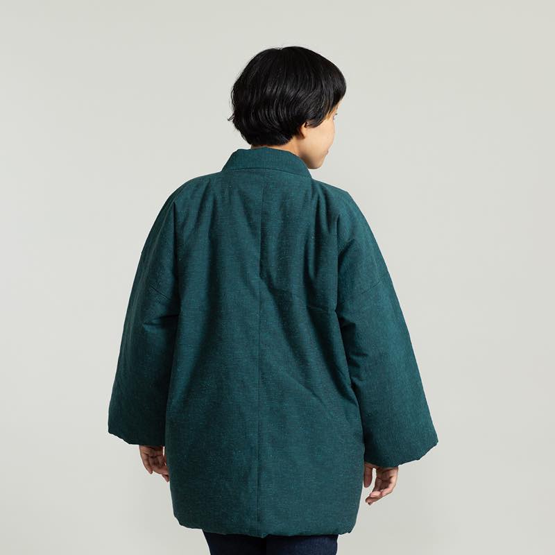 【つむぐ】かぞくの半天「深碧」