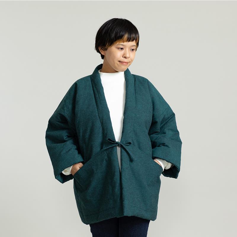 【つむぐ】かぞくの半天「深碧」