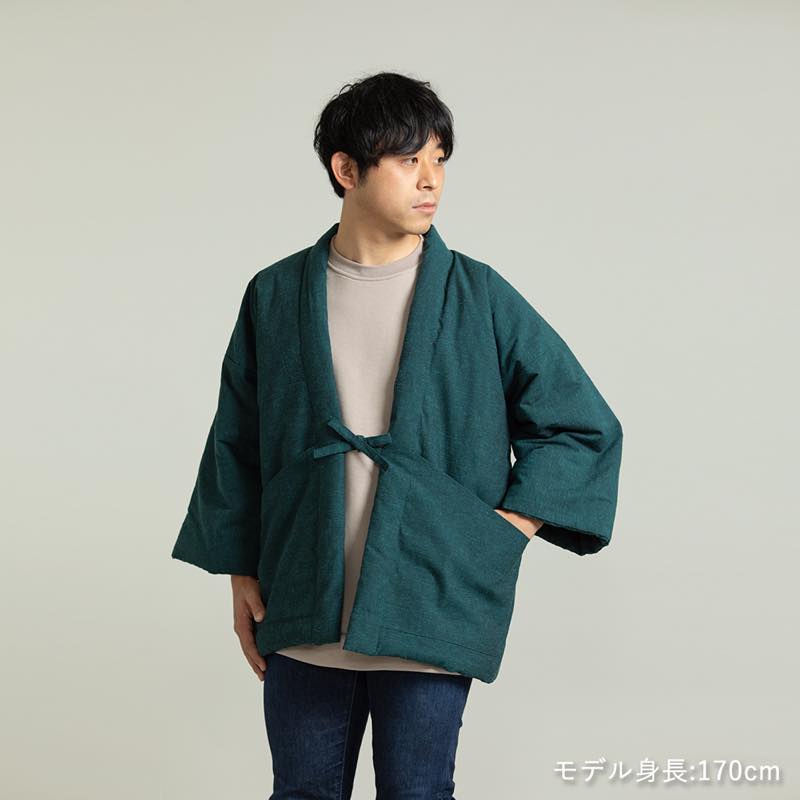 【つむぐ】かぞくの半天「深碧」