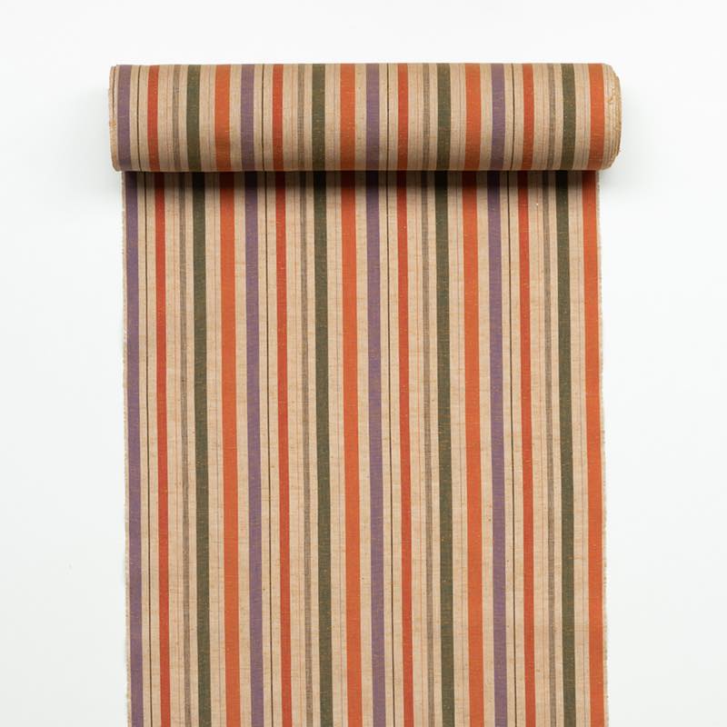 【遠州綿紬】縞紬 S-39「うららか」