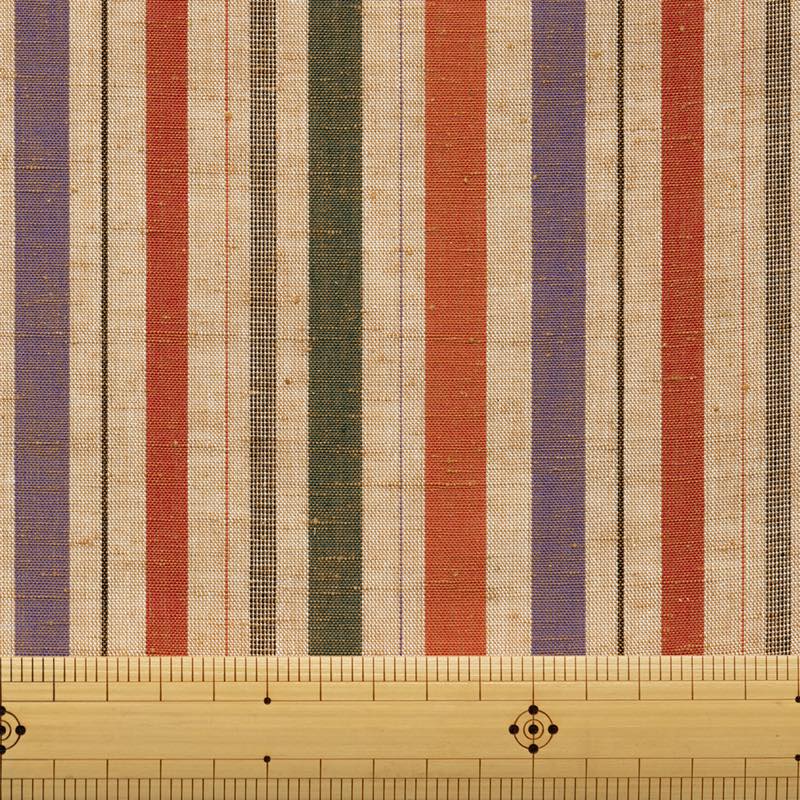 【遠州綿紬】縞紬 S-39「うららか」