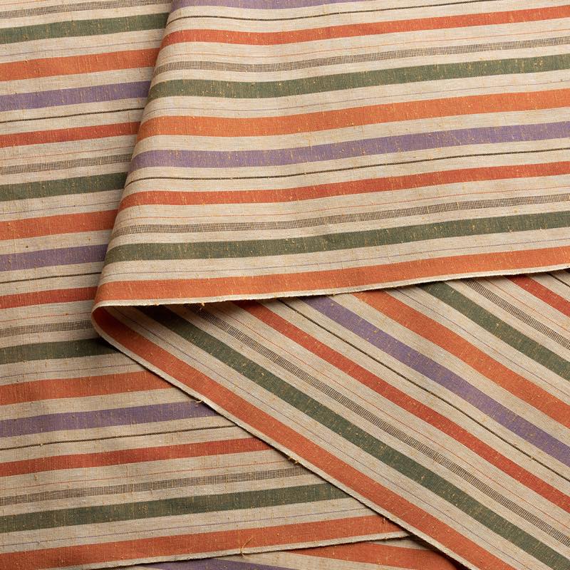 【遠州綿紬】縞紬 S-39「うららか」