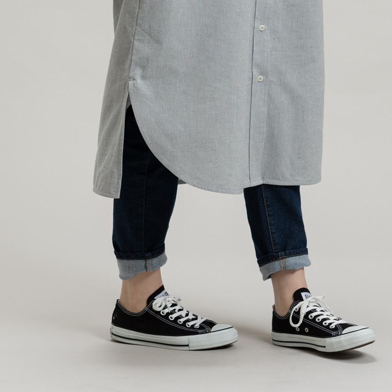 つむぐ シャツワンピース