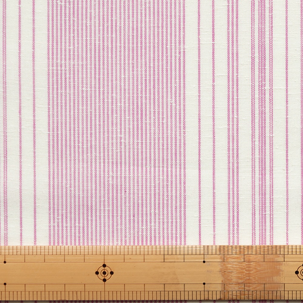 【遠州綿紬】縞紬 S-46「花桜（はなざくら）」