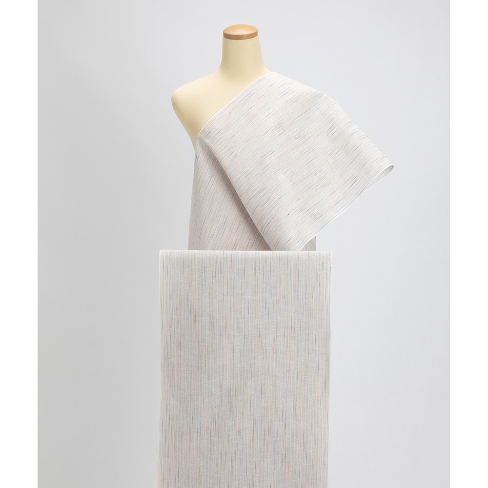 【遠州綿紬】なないろ「白」