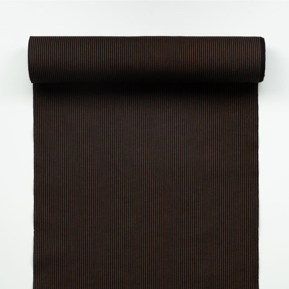 【遠州綿紬】日本の縞「伝茶」