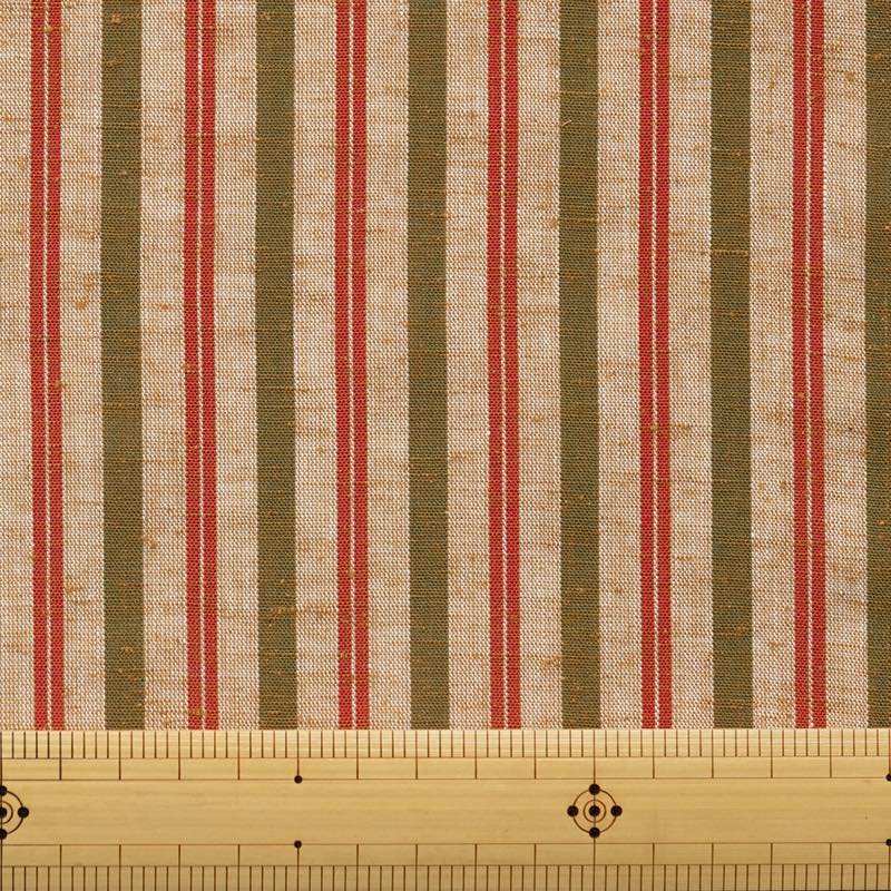 【遠州綿紬】縞紬 S-37「土筆（つくし）」カット売り