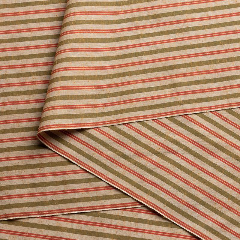 【遠州綿紬】縞紬 S-37「土筆（つくし）」カット売り