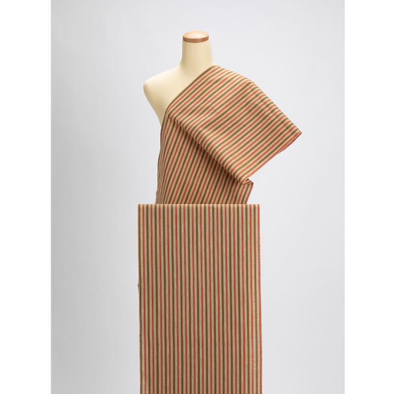 【遠州綿紬】縞紬 S-37「土筆（つくし）」カット売り