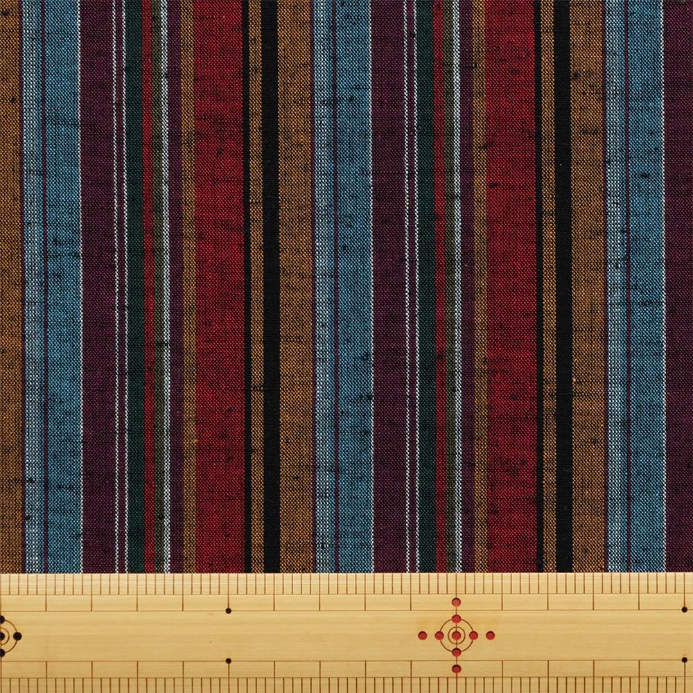 【遠州綿紬】縞紬 S-27「大地（だいち）」カット売り