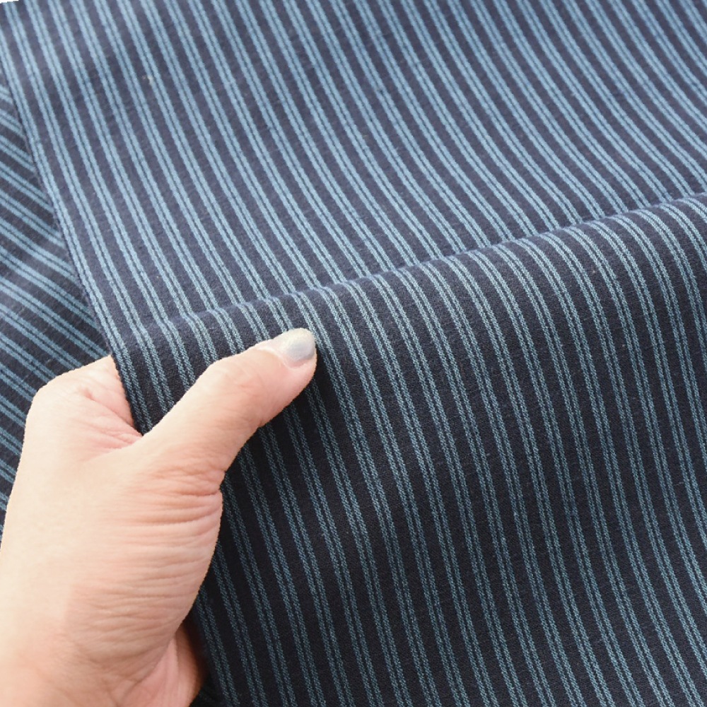 遠州綿紬 縞手ぬぐい 雨だれ