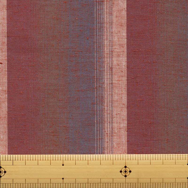 【遠州綿紬】縞紬 S-49「暁(あかつき)」カット売り