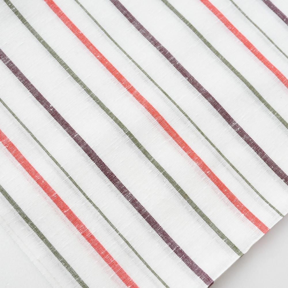 遠州綿紬 縞手ぬぐい 白雨(はくう)