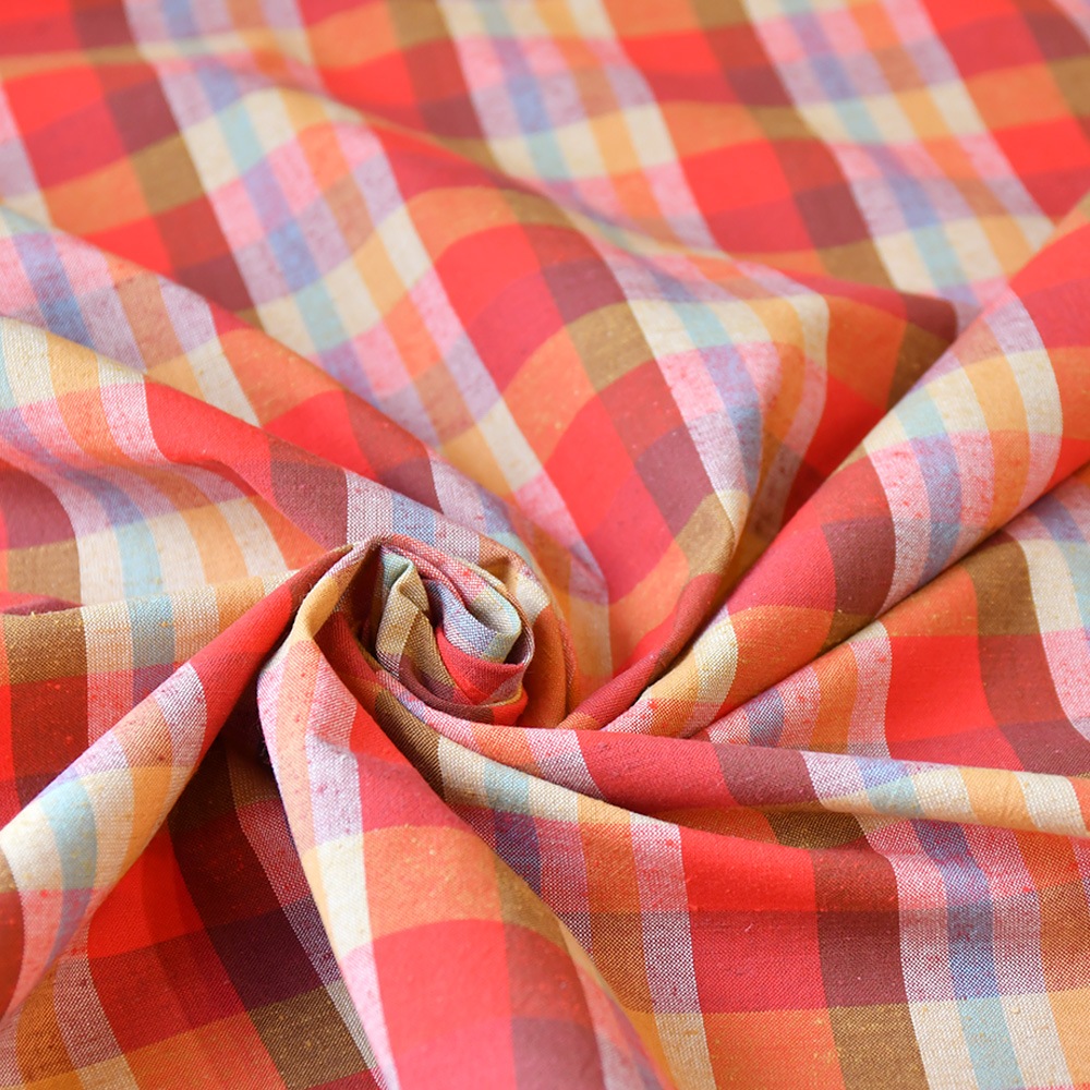 【遠州綿紬】広巾「夕映え」カット売り