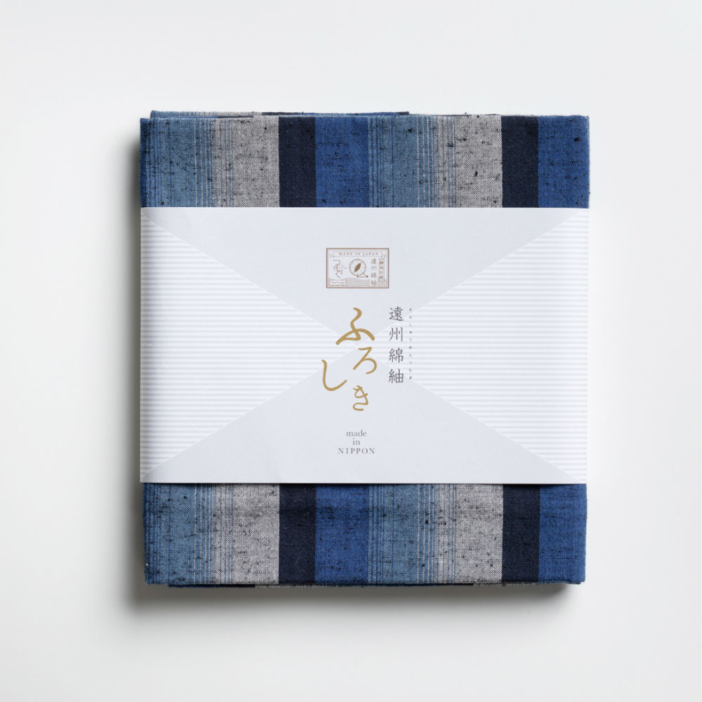 【つむぐ】風呂敷　90cm　夜富士